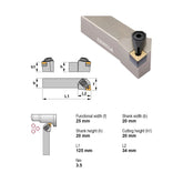 Canela Turning Tool Canela Dimple Lock Turning Tool Holder DCLNL2020K12-N 20mm Shank